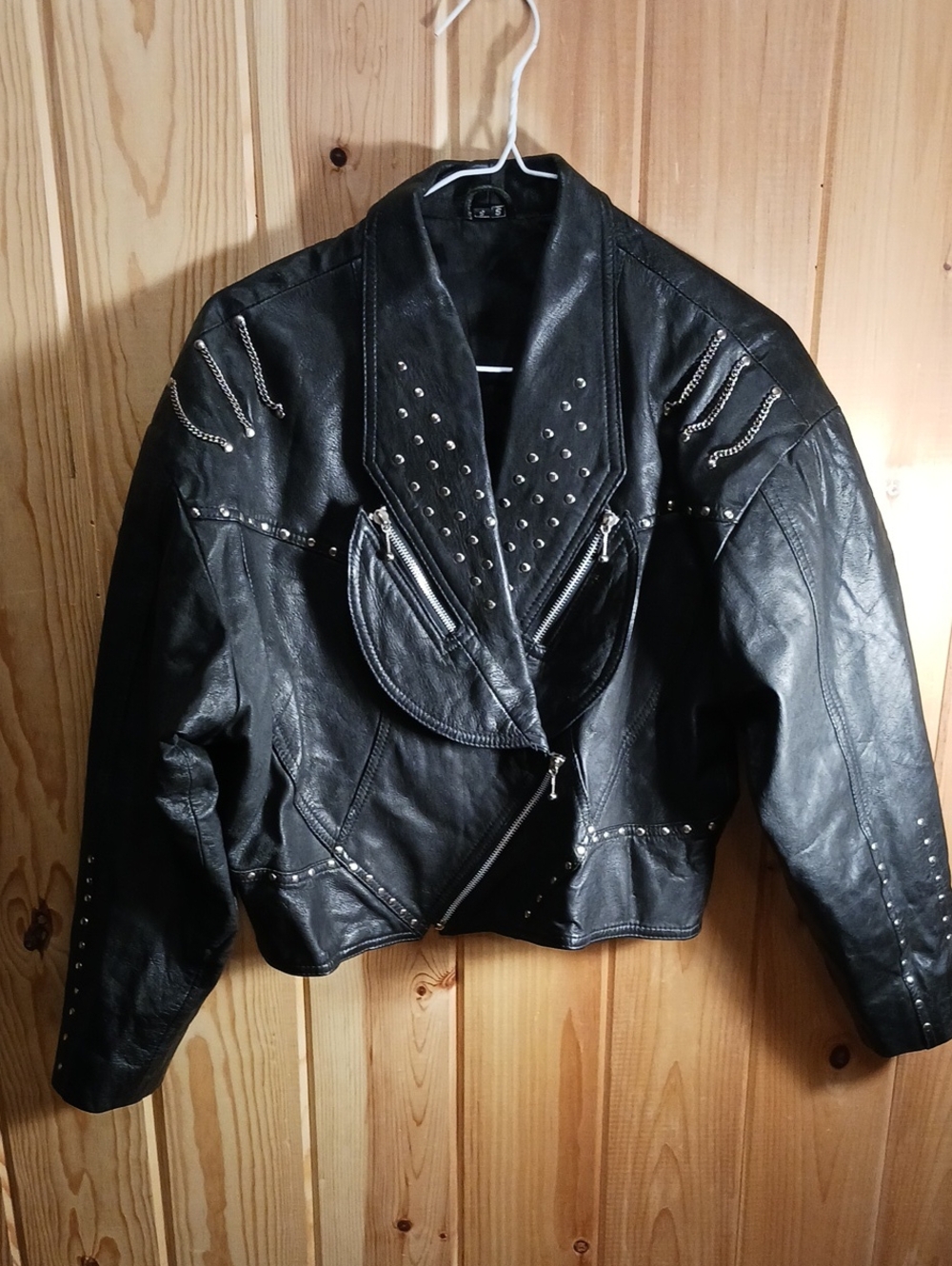 Leather Biker Jacket Women's Small - Picture 1 of 6